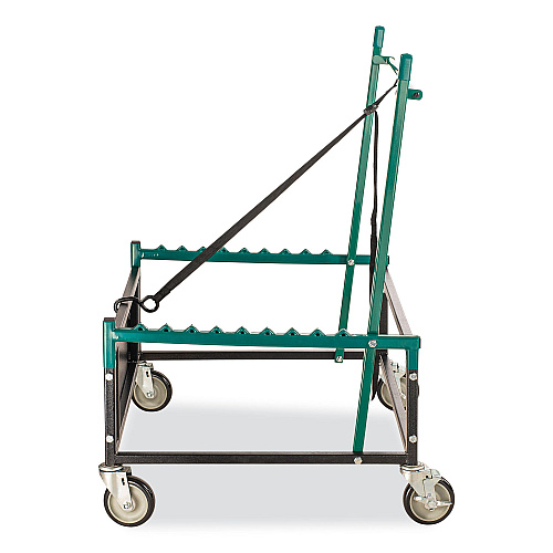 NPS Table Assist Dolly, 1,000 lb Capacity, 38 x 30 x 44.5, Black/Green (TAD)