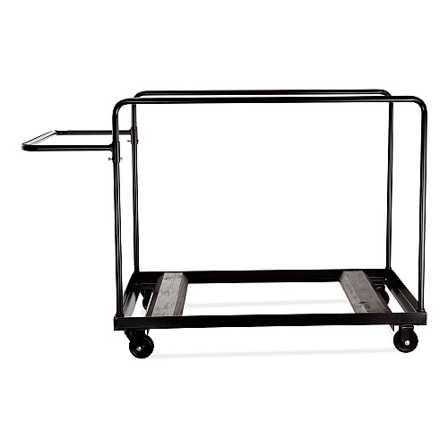 NPS Folding Table Dolly for Round Tables, 660 lb Capacity, 40.5 x 28 x 61.5, Brown (DY71R)