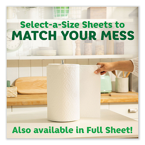 Bounty&reg; Kitchen Paper Towels, 2-Ply, 98 Sheet, 24 Rolls (66539)