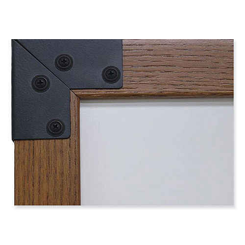 Ghent Prest Mobile Magnetic Whiteboard, 40.5 x 73.75, White Surface, Caramel Oak Wood Frame (PRS6M7440BC)
