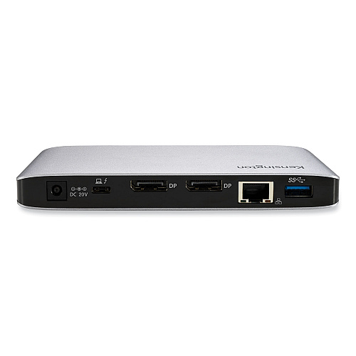 Kensington SD2480T Thunderbolt 3 Dual 4K Docking Station, Silver/Black (K38410NA)