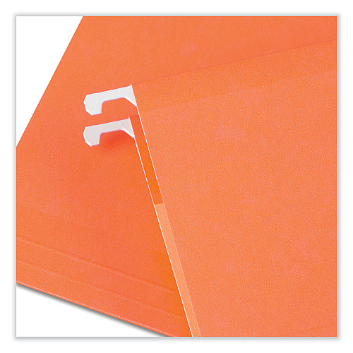 Universal Deluxe Reinforced Recycled Hanging File Folders, Letter Size, 1/5-Cut Tabs, Assorted, 25/Box (UNV34112)