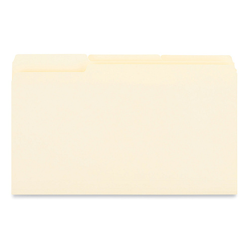 Universal Interior File Folders, 1/3-Cut Tabs: Assorted, Legal Size, 9.5-pt Manila, 100/Box (UNV15213)