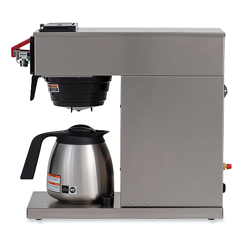 BUNN CWTF15-TC 12-Cup Automatic Thermal Coffee Brewer, Gray/Stainless Steel (129500360)
