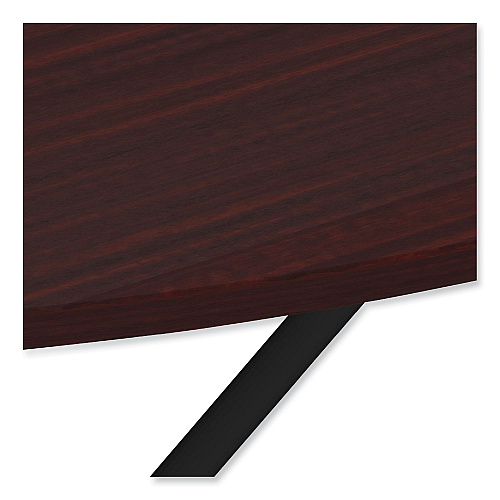 Alera Round Wood Folding Table, 59" Diameter x 29.13h, Mahogany (ALEFT7260DMY)