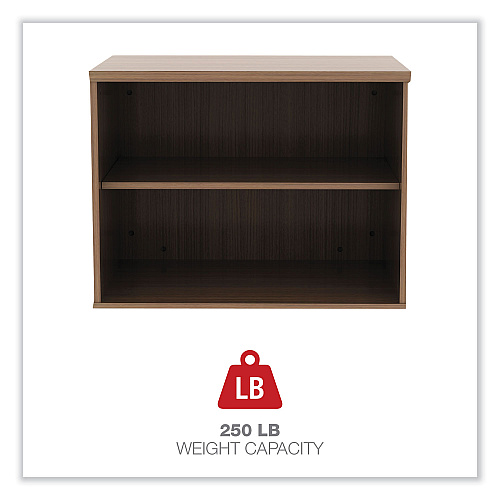 Alera Open Office Low Storage Cabinet Credenza, 29.5 x 19.13 x 22.78, Walnut (ALELS593020WA)