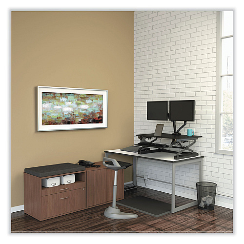 Alera Open Office Low Storage Cabinet Credenza, 29.5 x 19.13 x 22.78, Walnut (ALELS593020WA)