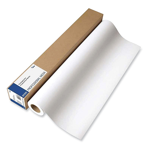 Epson Standard Proofing Paper Adhesive, 10 mil, 24" x 100 ft, Semi-Matte White (S045149)