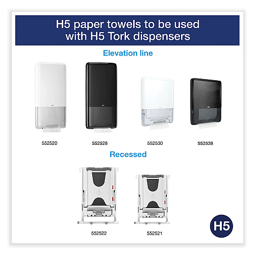 Tork&reg; Continuous Multifold Paper Towels, 1-Ply, White, 4920 Towels (105065)