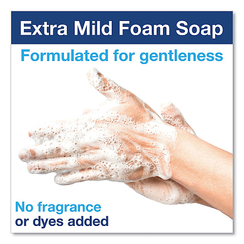 Tork Premium Extra Mild Foam Soap Refill, Sensitive Skin, Unscented, 1 L, 6/Carton (401701)