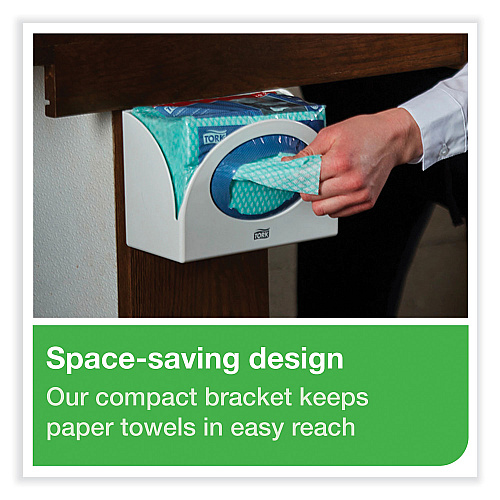Tork&reg; Small Bracket Wiper Dispenser, White (655300)