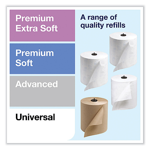 Tork Elevation Matic Hand Towel Roll Dispenser with Sensor, 13 x 8 x 14.5, White (5511202)