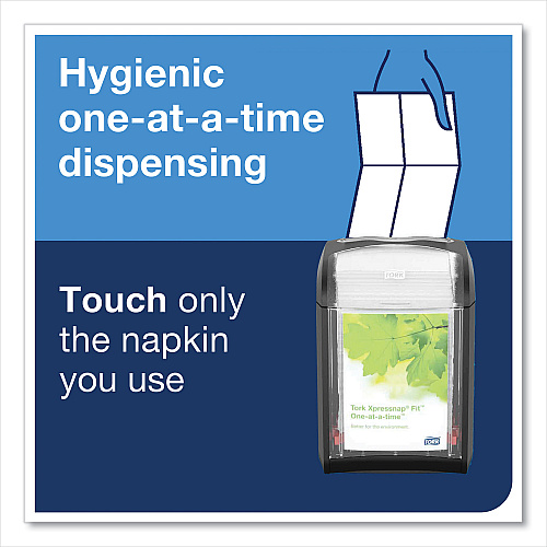 Tork&reg; Xpressnap Fit Interfold Napkins, 2-Ply, Brown, 120 Napkins, 36 Packs (DX806E)