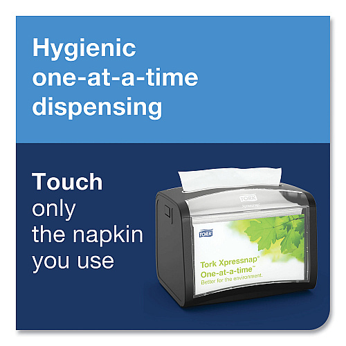 Tork&reg; Xpressnap Interfold Napkins, 1-Ply, Brown, 500 Napkin Pack, 12 Packs (DX906E)