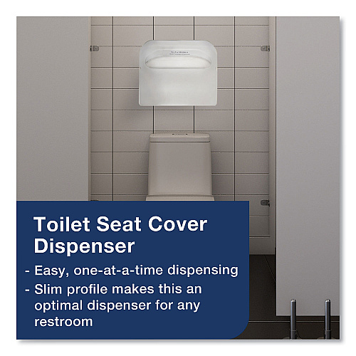 Tork&reg; Toilet Seat Cover, White, Half-Fold, 5000 Covers (TC0020)