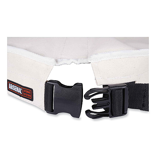 ergodyne Arsenal 5738 Canvas Hoist Bucket Safety Top, 12.5 Diameter, White (14438)