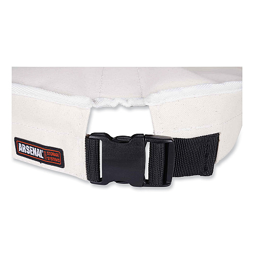 ergodyne Arsenal 5738 Canvas Hoist Bucket Safety Top, 12.5 Diameter, White (14438)