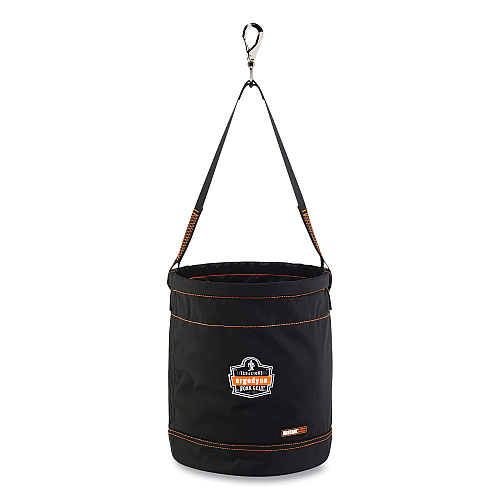 ergodyne Arsenal 5970 Swiveling Hook Nylon Hoist Bucket, 100 lb, Black (14970)