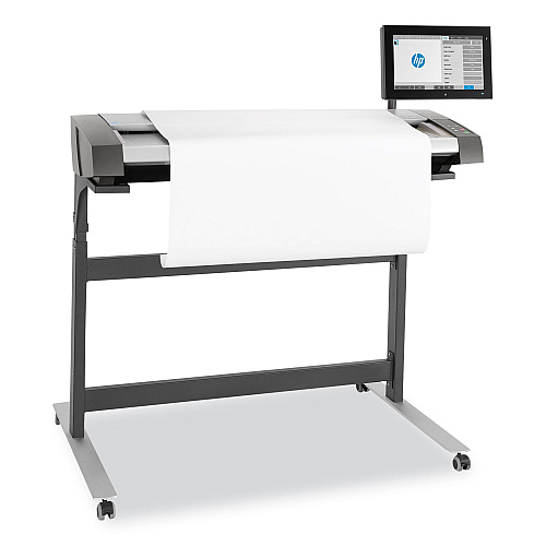 HP Designjet HD Pro 2 Scanner, Scans Up to 42" Wide, 1200 dpi Optical Resolution (5EK00A)