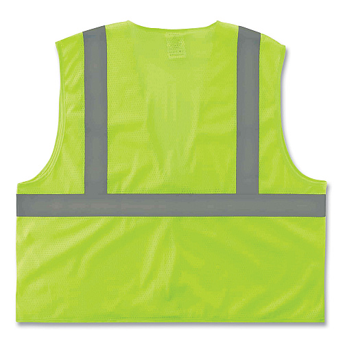 ergodyne GloWear 8205HL Class 2 Super Economy Mesh Vest, Polyester, Lime, X-Small (20971)