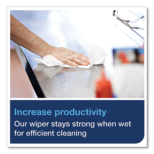 Tork&reg; Heavy-Duty Paper Wiper, 1/4 Fold, 896 Wipers (192136)