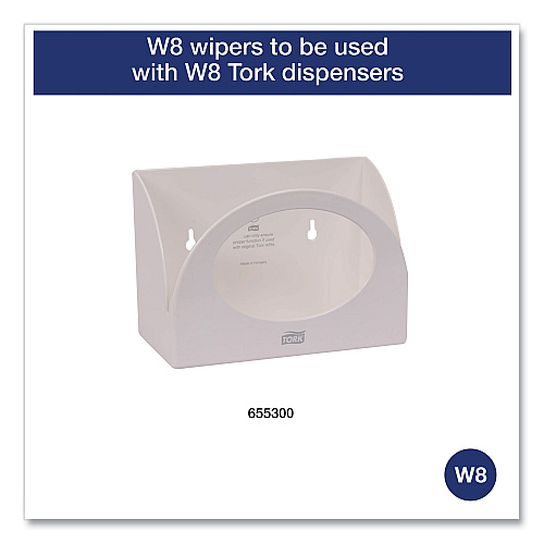 Tork&reg; Small Pack Foodservice Cloth, 1-Ply, White, 50 Cloths, 4 Packs (192291)