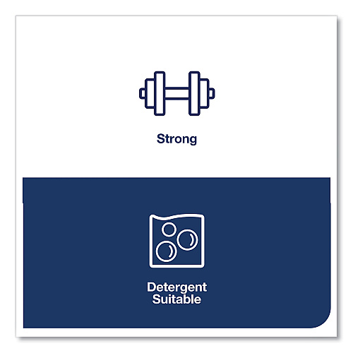 Tork&reg; Small Pack Foodservice Cloth, 1-Ply, White, 50 Cloths, 4 Packs (192291)