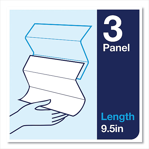 Tork&reg; Advanced Multifold Paper Towels, 1-Ply, White, 4000 Towels (424824)