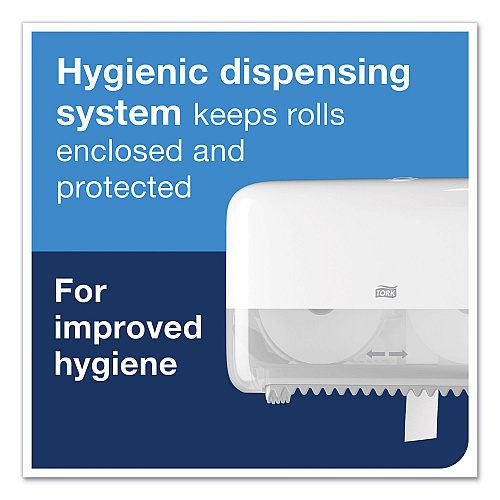 Tork&reg; High-Capacity 2-Ply Toilet Paper, 1000 Sheets, 36 Rolls (472880)