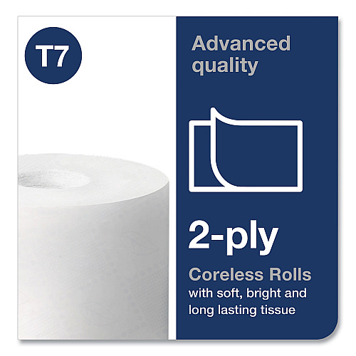 Tork&reg; High-Capacity 2-Ply Toilet Paper, 1000 Sheets, 36 Rolls (472880)