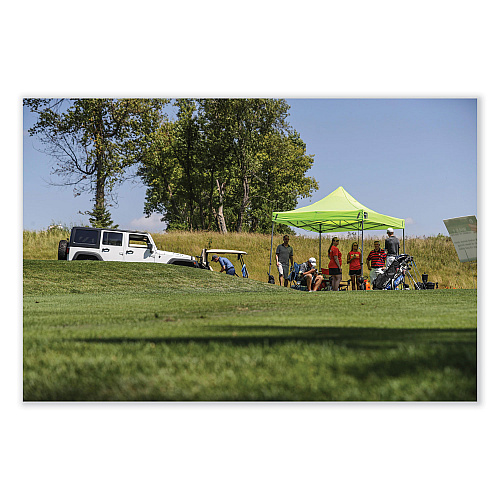 ergodyne Shax 6000C Replacement Pop-Up Tent Canopy for 6000, 10 ft x 10 ft, Polyester, Lime (12901)