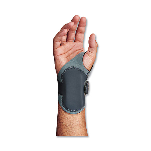 ergodyne ProFlex 4020 Lightweight Wrist Support, Large/X-Large, Fits Right Hand, Gray (70296)