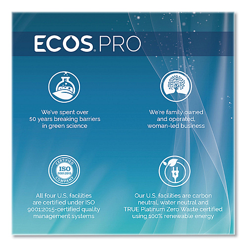 ECOS PRO Orange Plus All Purpose Cleaner and Degreaser, Citrus Scent, 1 gal Bottle (PL970604)