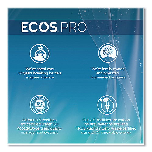 ECOS PRO Parsley Plus All-Purpose Kitchen & Bathroom Cleaner, Herbal Scent, 1 gal Bottle (PL974604)