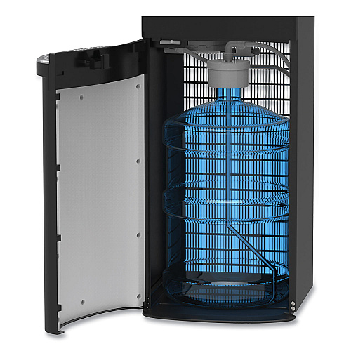 Oasis MaxxFill Flex Hot and Cold Water Dispenser, 2.11 gal/Hot Water per Hour, 12.2 x 14.2 x 42.33, Black/Stainless Steel (506815C)