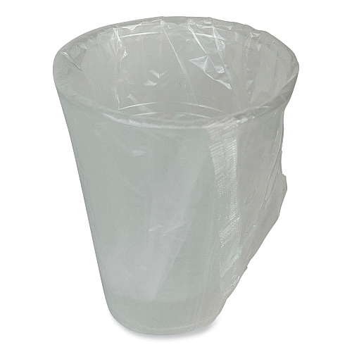 Boardwalk&reg; Translucent Plastic Cold Cups, Wrapped, 9 oz, 1000/CT (BWKWRAPCUP)