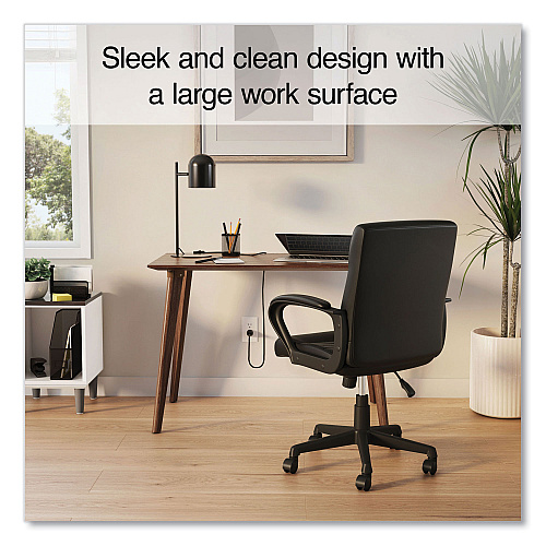 Union & Scale MidMod Writing Desk, 42" x 23.82" x 29.53", Espresso (60412CC)