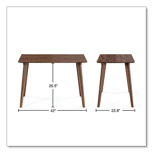 Union & Scale MidMod Writing Desk, 42" x 23.82" x 29.53", Espresso (60412CC)