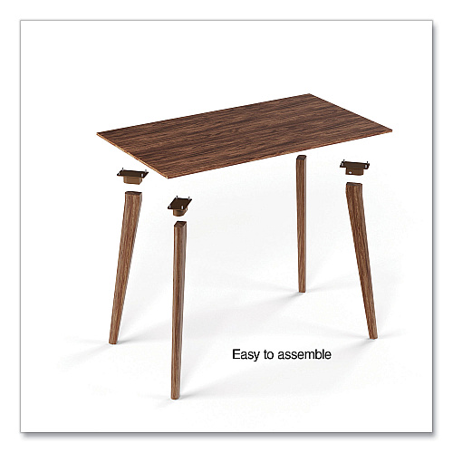 Union & Scale MidMod Writing Desk, 42" x 23.82" x 29.53", Espresso (60412CC)