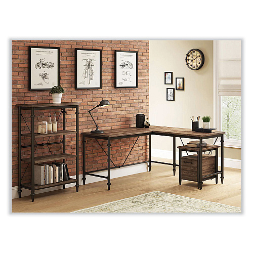 Whalen Thomasville Breslyn One-Drawer Vertical File Cabinet, with Shelf, Letter/Legal, Crosscut Hickory, 16" x 20" x 22.2" (BRDFTV)