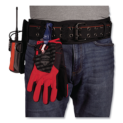 ergodyne Arsenal 5550 3" Padded Base Layer Tool Belt, Fits Waist 40" to 54", Polyester, Black (13654)