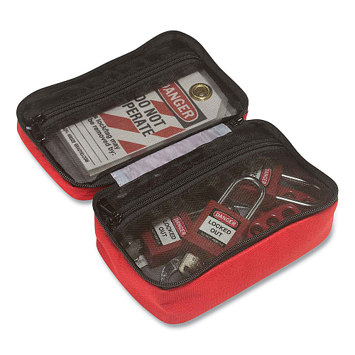ergodyne Arsenal 5876 Small Buddy Organizer, 2 Compartments, 4.5 x 7.5 x 3, Red (13223)