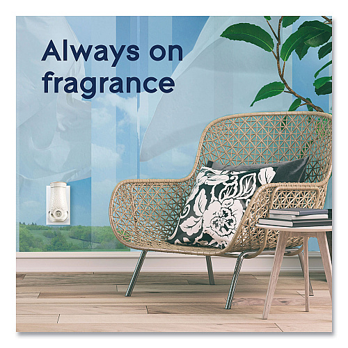 Glade Plugin Scented Oil, Clean Linen, 0.67 oz, 2 Warmers and 6 Refills/Pack (319963)
