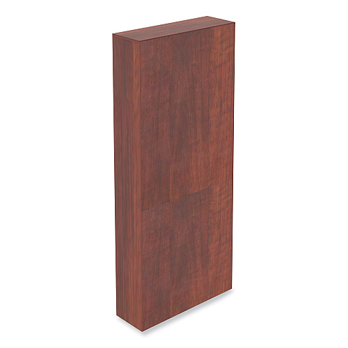 Alera Valencia Series Square Corner Bookcase, Seven-Shelf, 35.63w x 11.81d x 83.86h, Cherry (ALEVA78436MC)