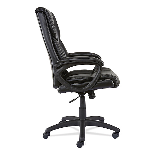 Alera Brosna Series Mid-Back Task Chair, Supports Up to 250 lb, 18.15" to 21.77" Seat Height, Brown Seat/Back, Brown Base (ALEBRN42B59)