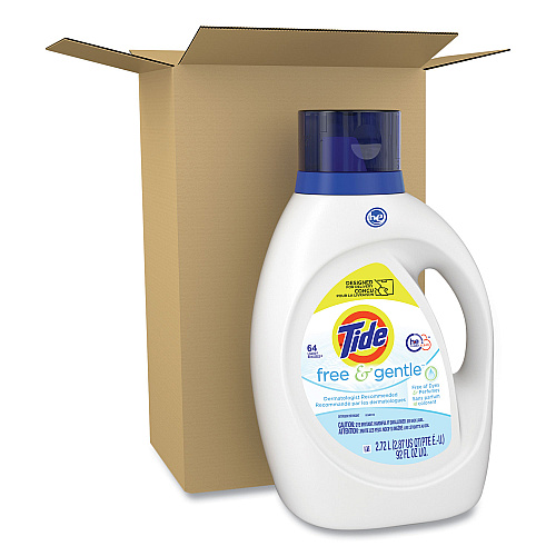 Tide&reg; Free & Gentle Liquid Laundry Detergent, 92 oz. Bottle (48871)