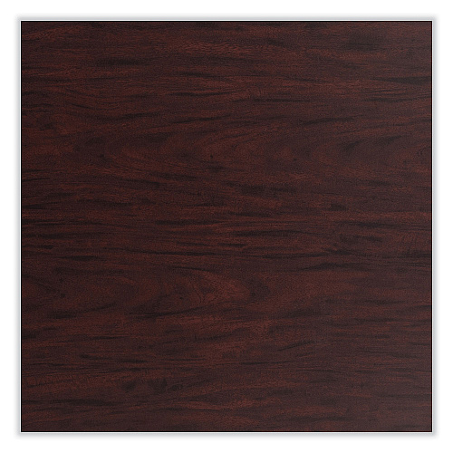 NPS Cafe Table, 36" Diameter x 36h, Round Top/Base, Mahogany Top, Black Base (CT13636RC1MY)