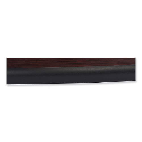 NPS Cafe Table, 36" Diameter x 42h, Round Top/X-Base, Mahogany Top, Gray Base (CG13636XB1MY)