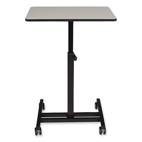 NPS Sit-Stand Student's Desk, 20.75" x 26" x 27.75" to 44.5", Gray Nebula (EDTC)