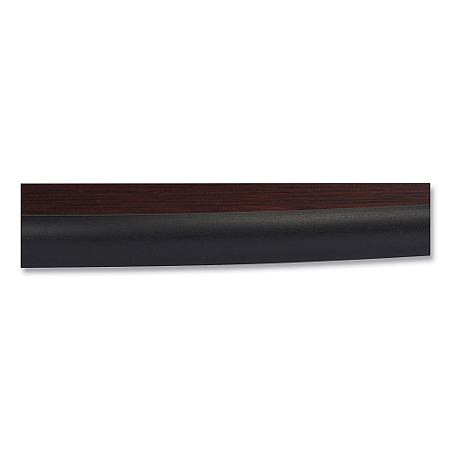 NPS Cafe Table, 36" Diameter x 42h, Round Top/Base, Mahogany Top, Black Base (CT13636RB1MY)